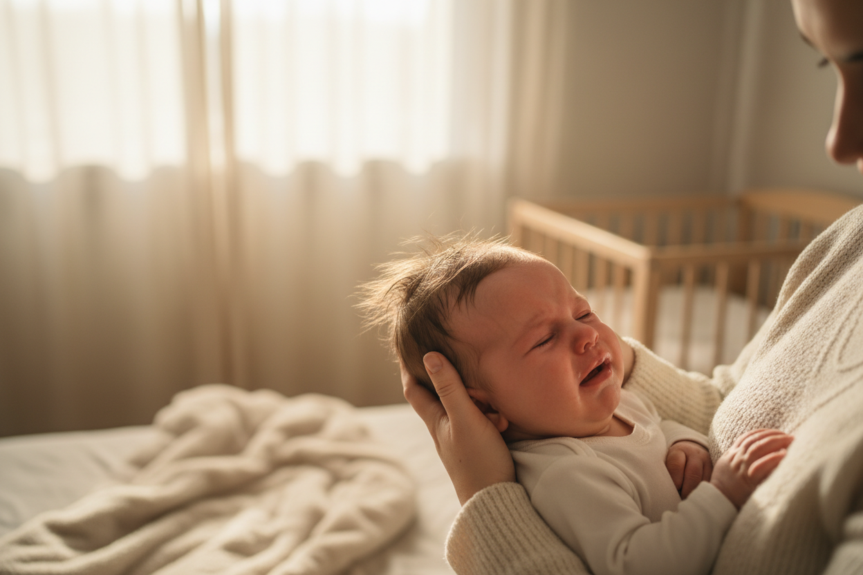 Baby lässt sich nicht ablegen - Wombagee Wiegenmanufaktur