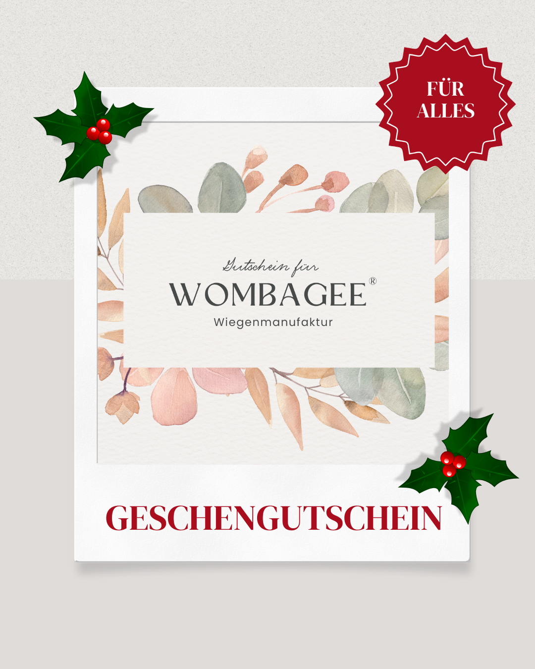 Wombagee® Geschenkgutschein