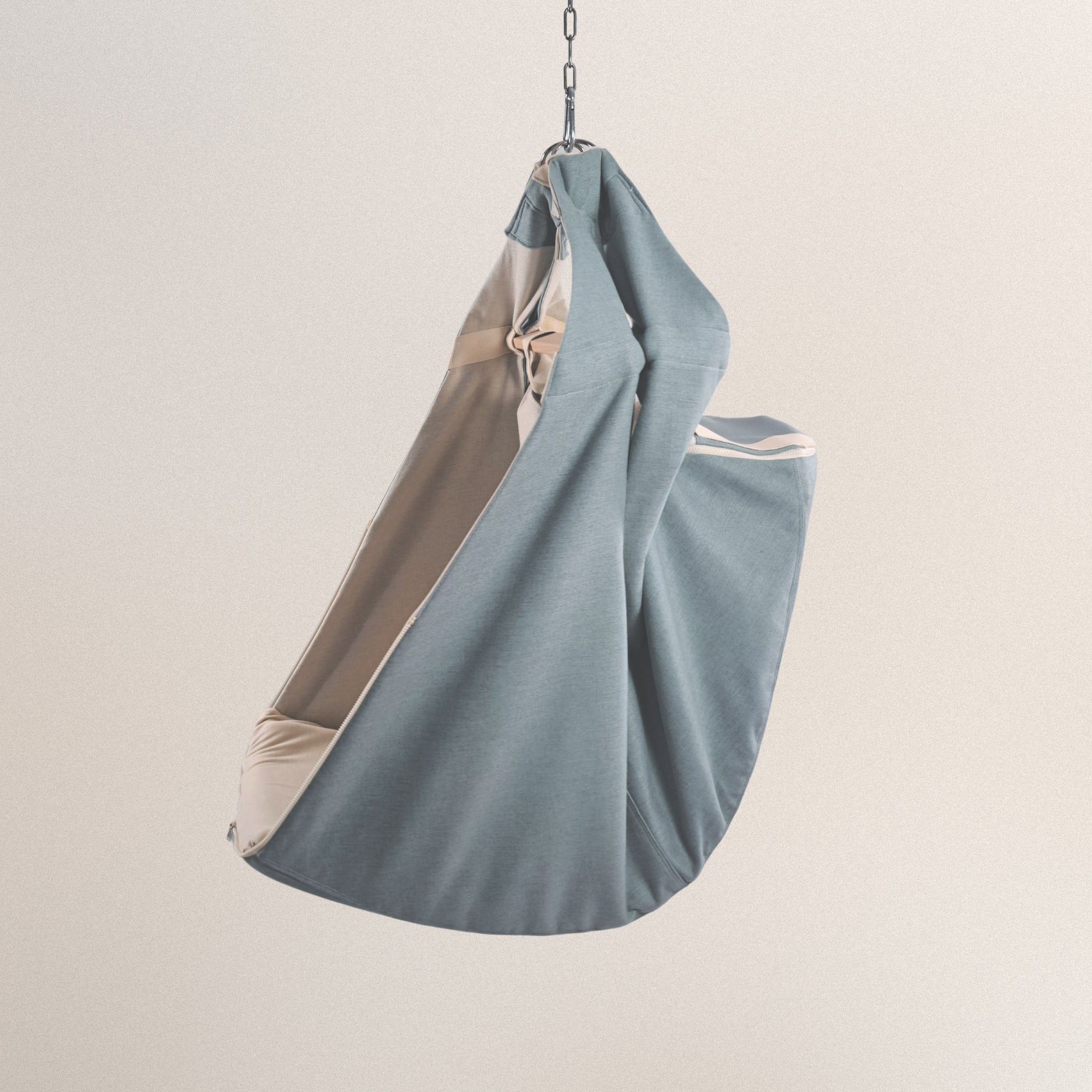 WOMBAGEE® Big One Federwiege für Kinder bis 50kg in blau als Haengesessel