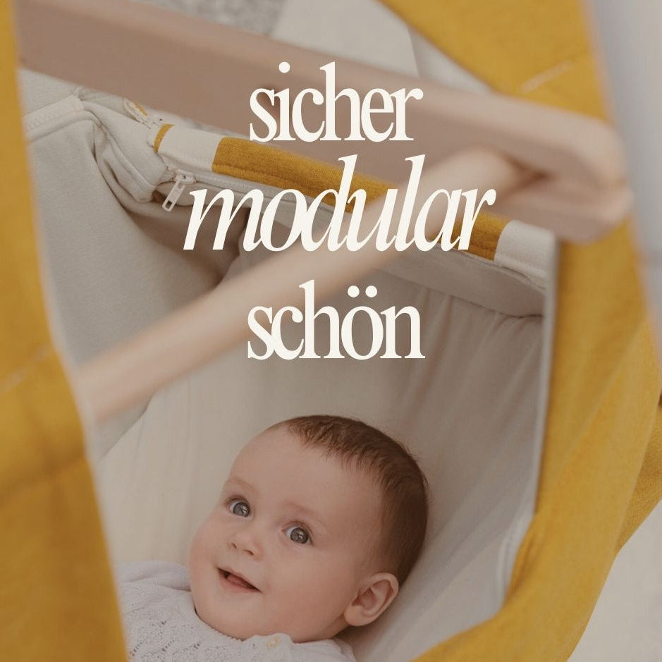 Baby in Wombagee Federwiege XXL für Kleinkinder