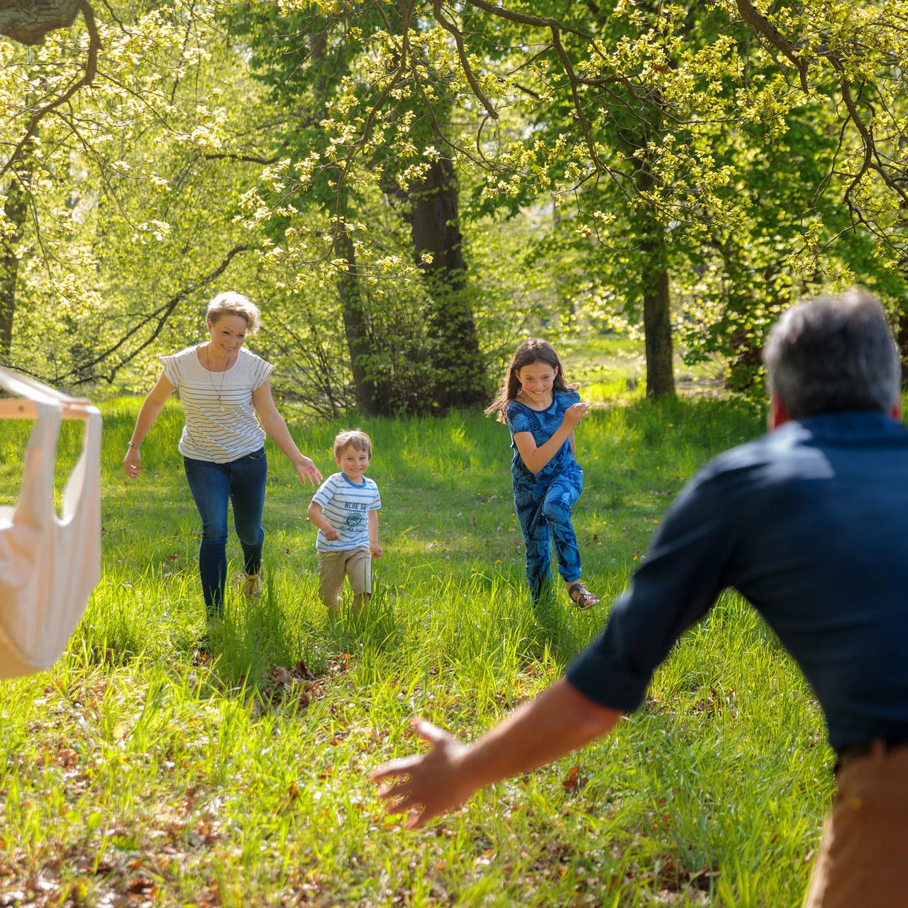 wombagee familie im park