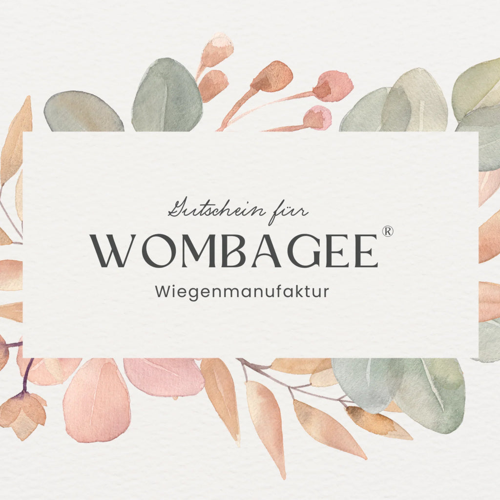 Wombagee® Geschenkgutschein - Wombagee Wiegenmanufaktur 