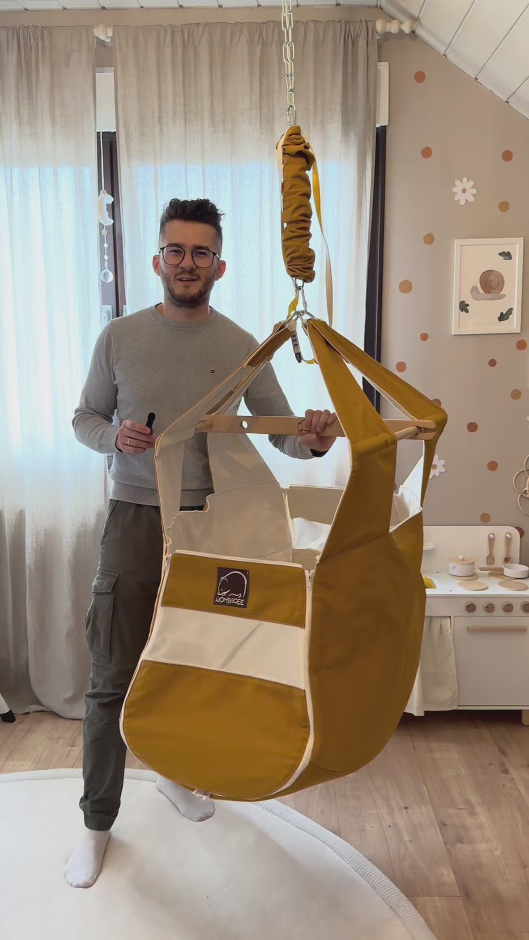 Aufbau Wombagee Federwiege xxl